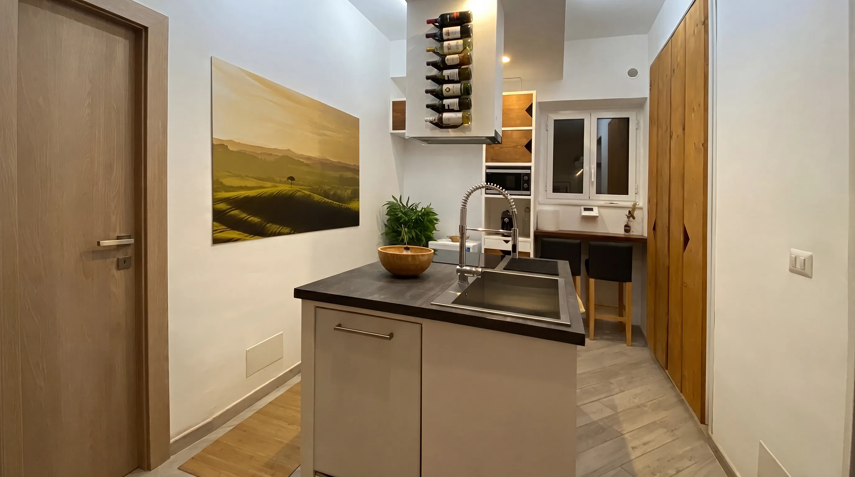Cucina della casa vacanze Vestige Home a Roma